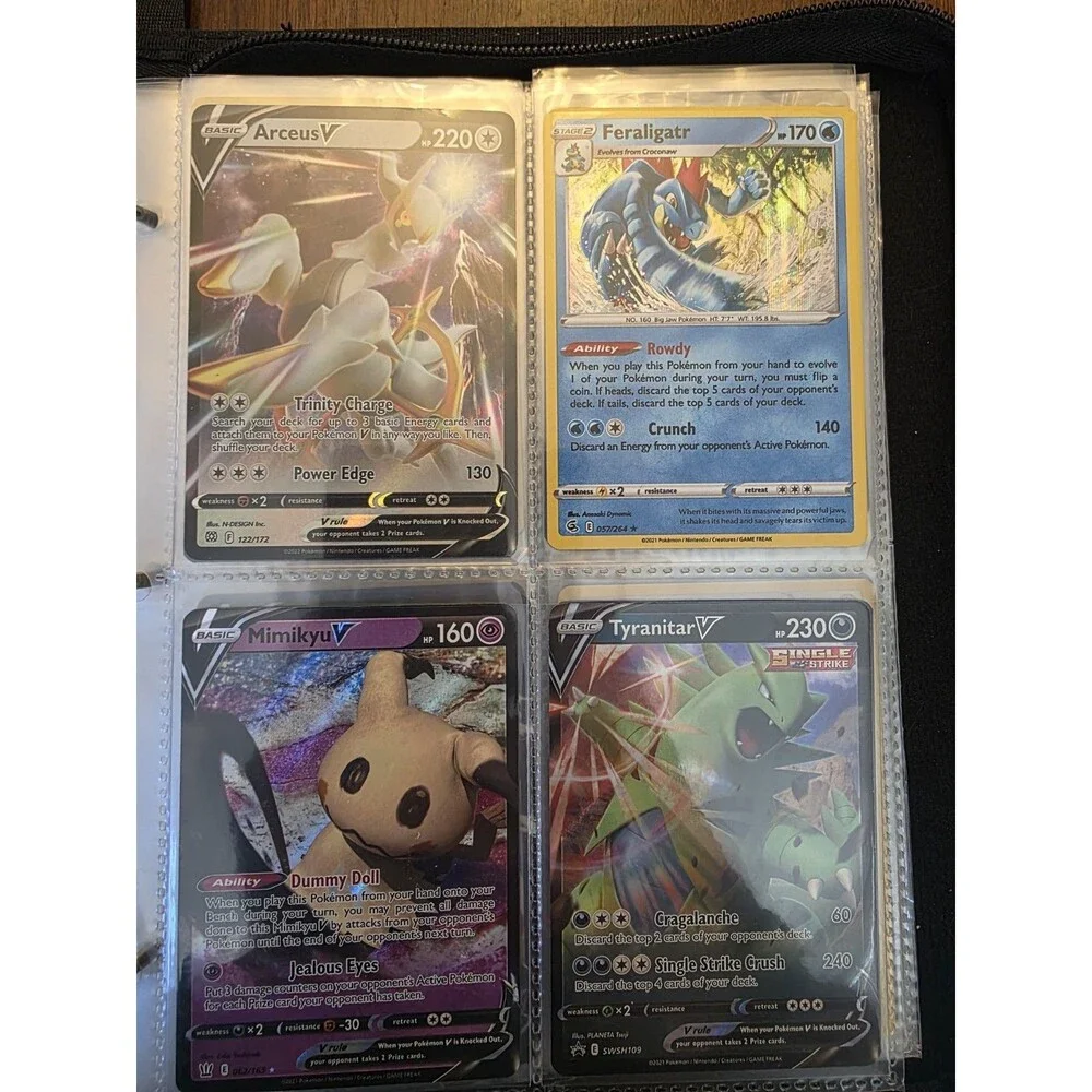 🔥Pokemon Binder Collection🔥 double sleeved NM/M Condition 💎